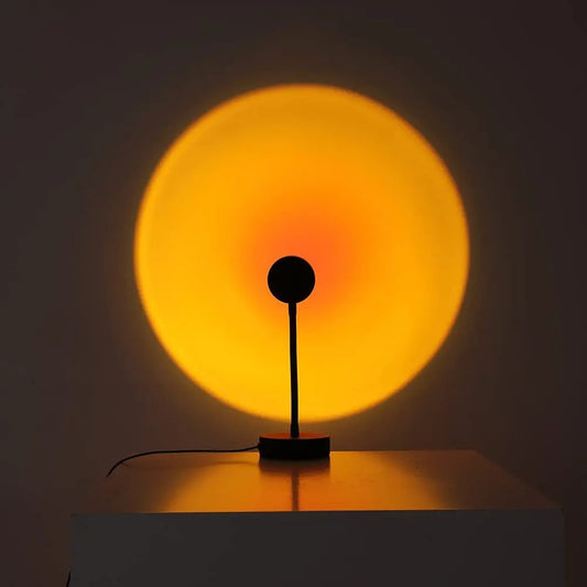 Lampe effet coucher de soleil